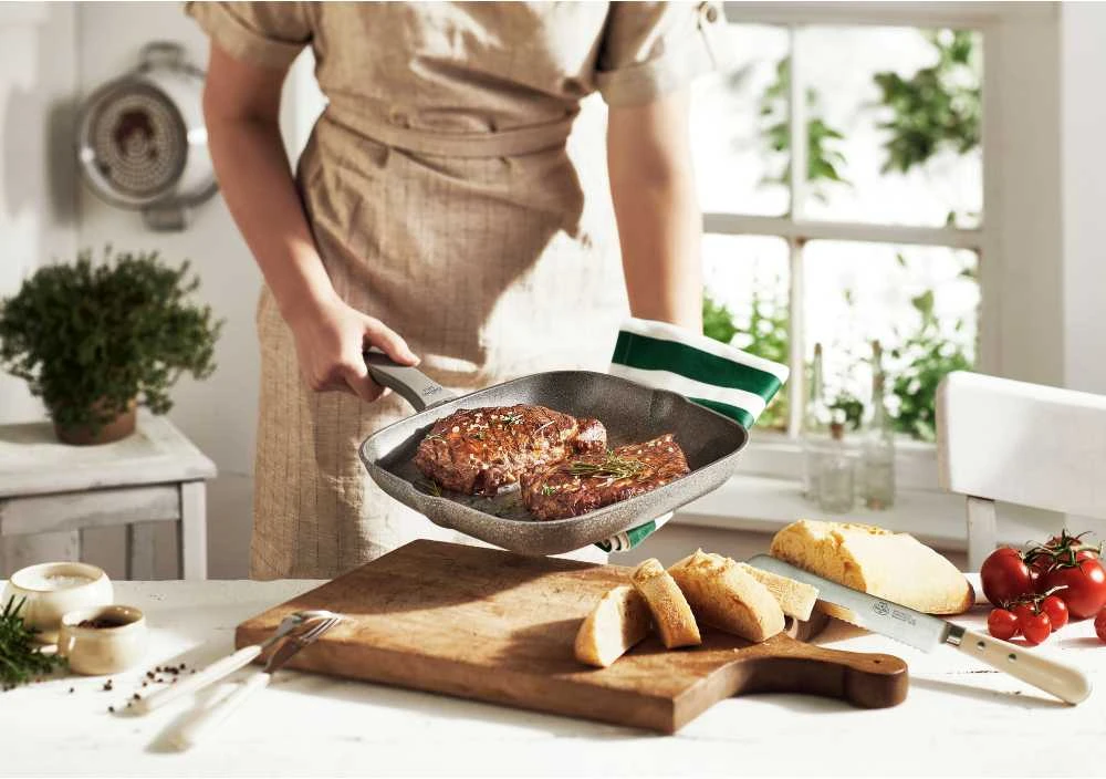 Keptuvė BALLARINI 75002-941-0 Grilis keptuvė Square