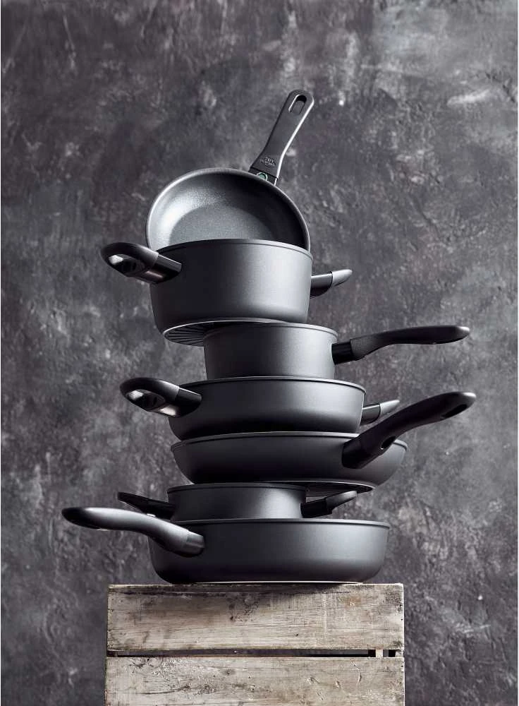 BALLARINI Avola gili keptuvė su 2 rankenomis, titano spalvos, 24 cm 75002-922-0