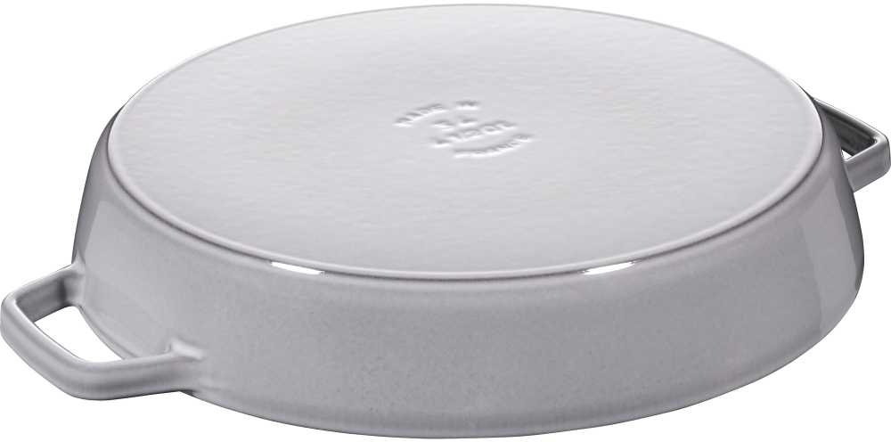 STAUB Ketaus keptuvė su dviem rankenomis, 34 cm, grafitas