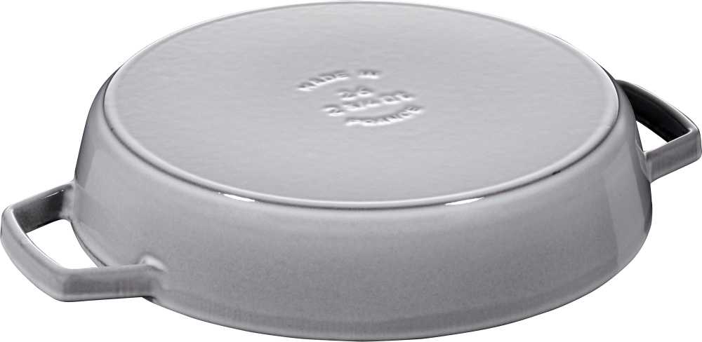 Staub Ketaus keptuvė su dviem rankenėlėmis - 26 cm, grafito
