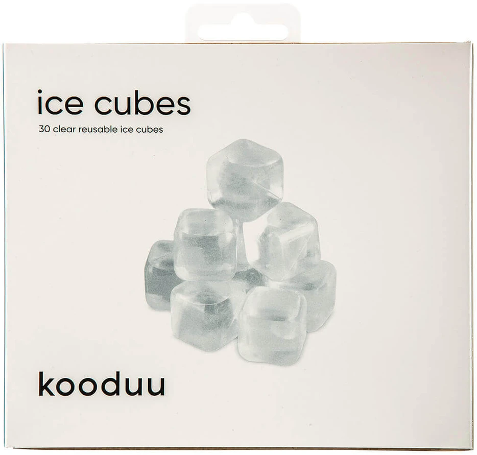 Kooduu – daugkartinio naudojimo ledo kubeliai gėrimams vėsinti Synergy lempose