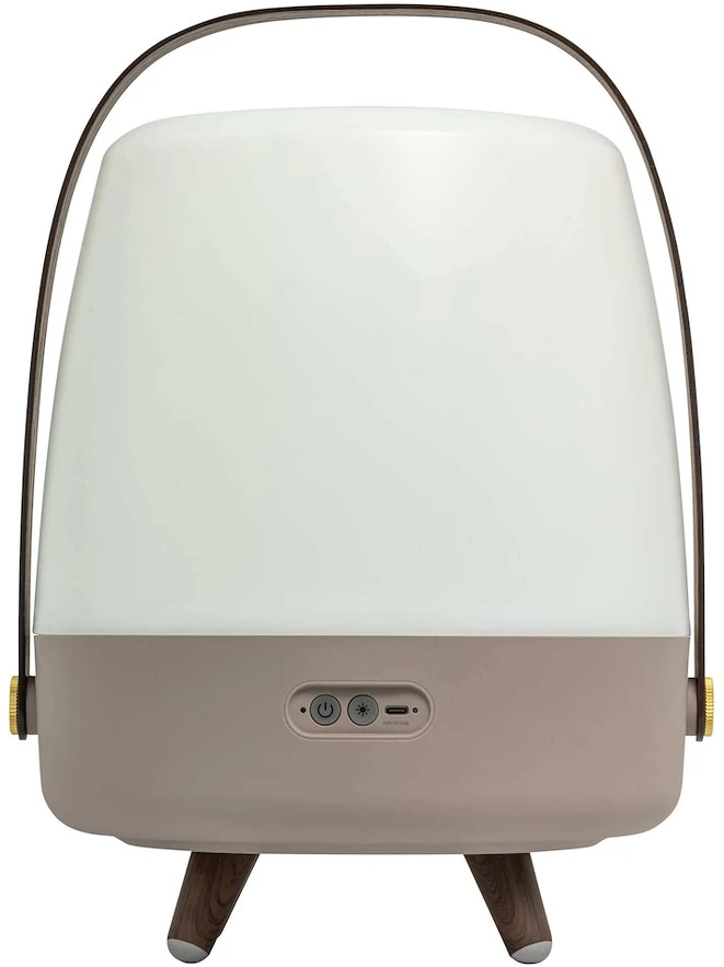 Kooduu – Lite-up Play 2.0 LED lempa su įmontuotu Bluetooth garsiakalbiu (JBL garsas), žemės spalvos