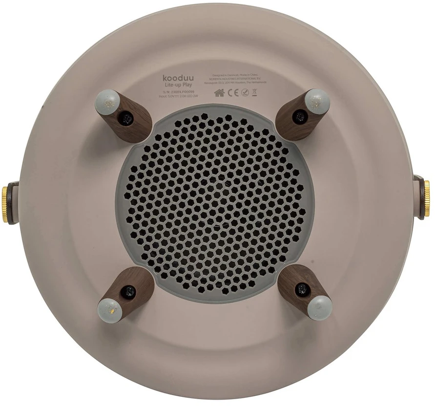 Kooduu – Lite-up Play 2.0 LED lempa su įmontuotu Bluetooth garsiakalbiu (JBL garsas), žemės spalvos