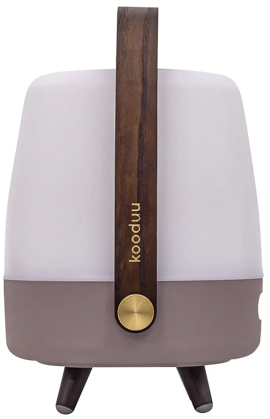 Kooduu Lite-up PLAY Mini Nešiojamasis monogarsiakalbis Rusvai gelsvas, Balta, Medis 8 W