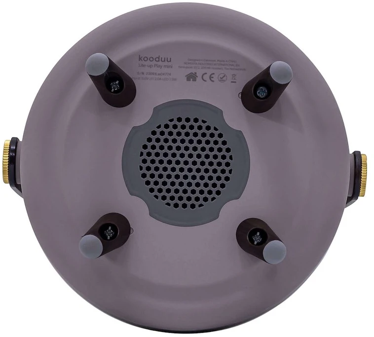 Kooduu Lite-up PLAY Mini Nešiojamasis monogarsiakalbis Rusvai gelsvas, Balta, Medis 8 W