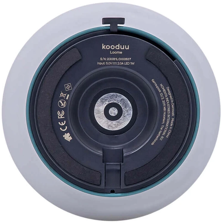 KOODUU LOOME nešiojama įkraunama lempa – antikvarinė turkio spalva