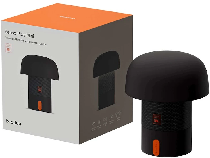 Kooduu SOUND BY JBL Sensa Play Mini kolonėlė/šviestuvas su JBL garso sistema, Anthracite
