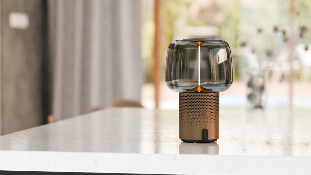 Sound By Jbl Nešiojama garso kolonėlė su apšvietimu Kooduu Serena Play, spalva: antracito