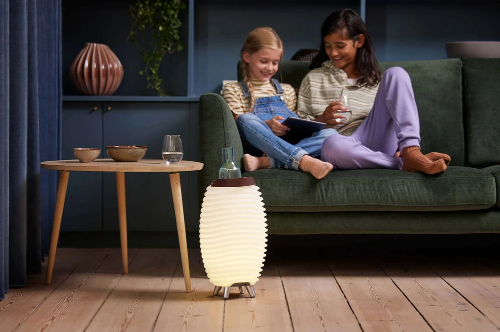 SOUND BY JBL Synergy 65 garso kolonėlė, LED šviestuvas, vyno šaldytuvas