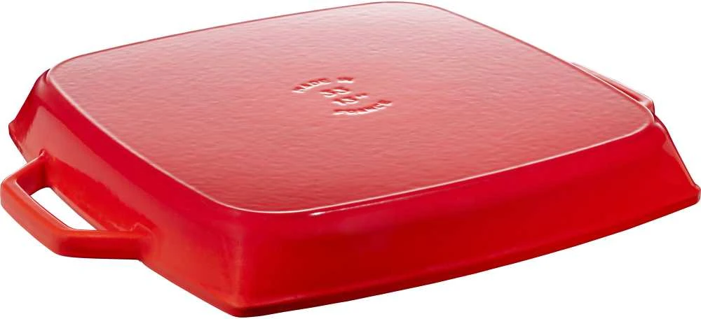 Staub grilio keptuvė indukcinė kvadratinė 33 cm grafito pilka