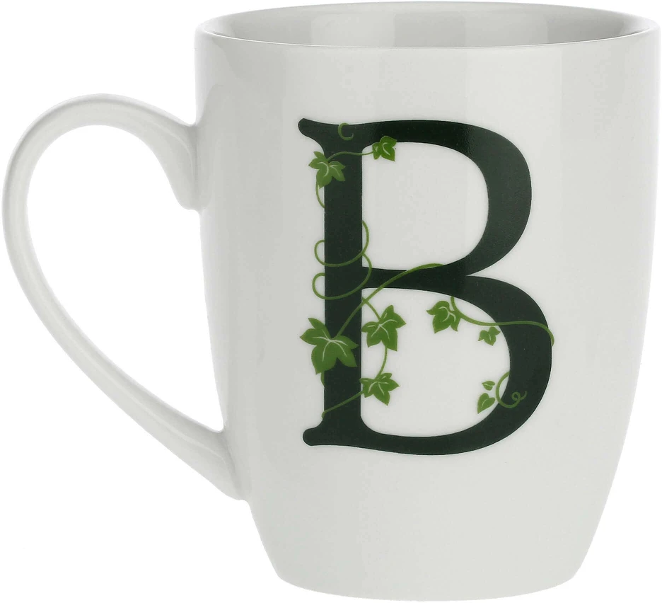LA PORCELLANA BIANCA ATUPERTU Puodelis su laikikliu 380 ml, Wzór B