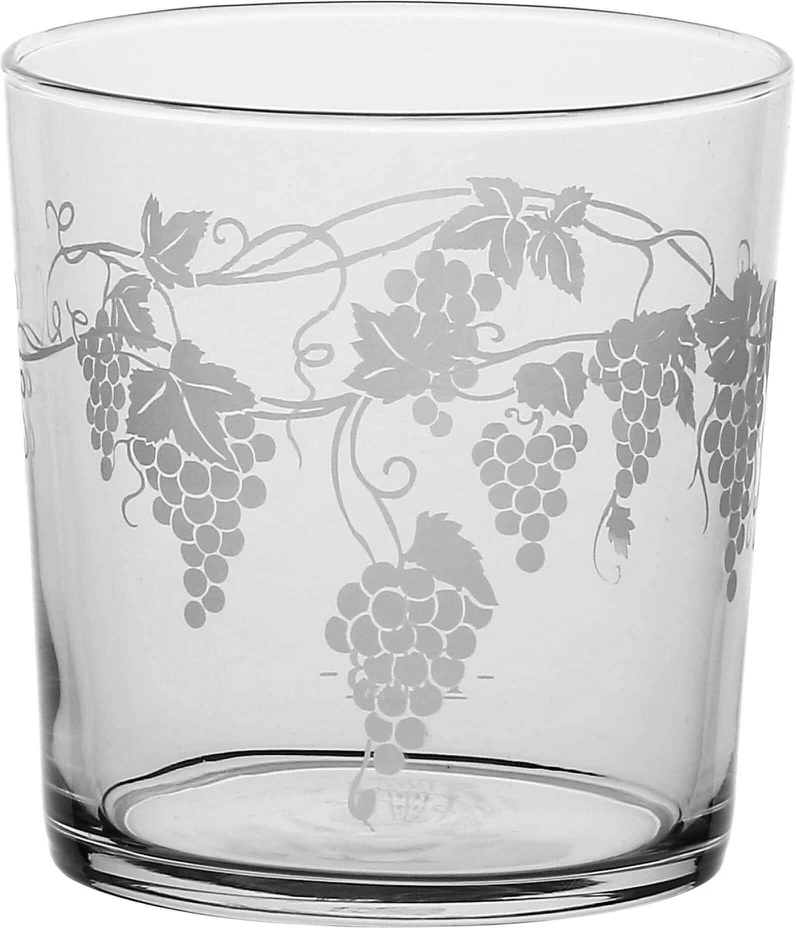 LA PORCELLANA BIANCA BABILA 6 stiklinių storadugnių vynuogių rinkinys 350 ml