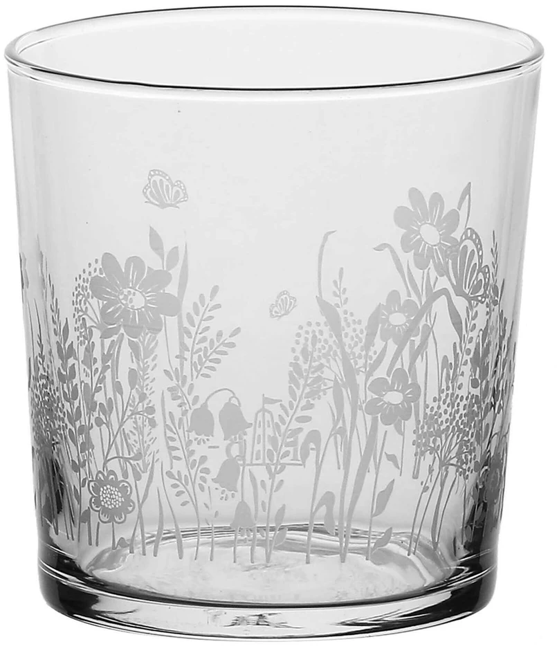 LA PORCELLANA BIANCA BABILA Rinkinys 6 storadugnės stiklinės pieva 350 ml