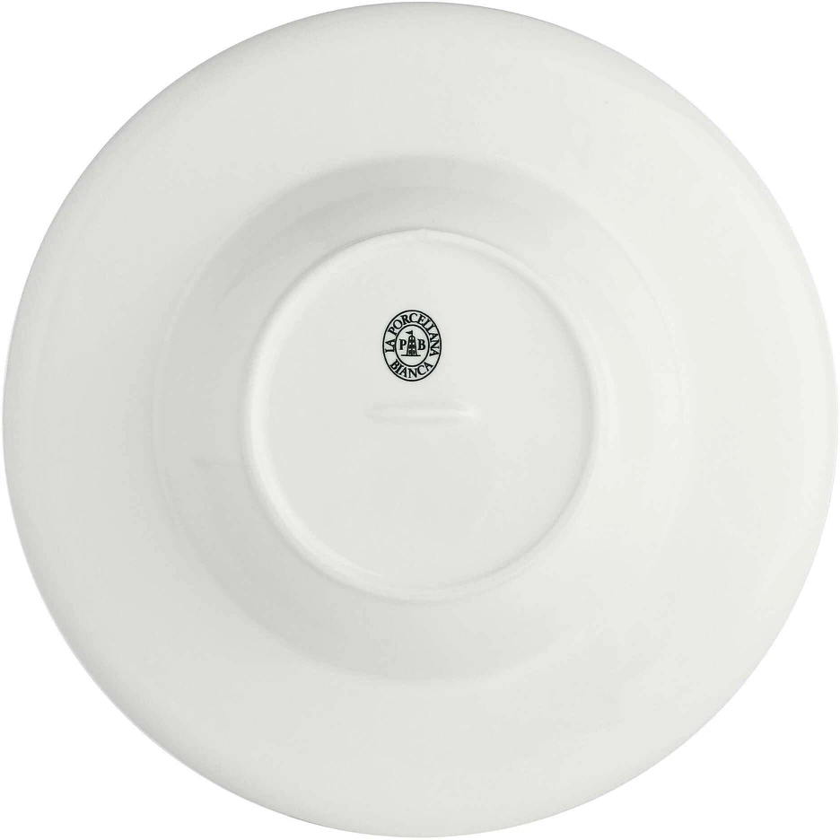 La Porcellana Bianca 6 vnt. Bosco gilių lėkščių rinkinys – baltos spalvos, 23 cm