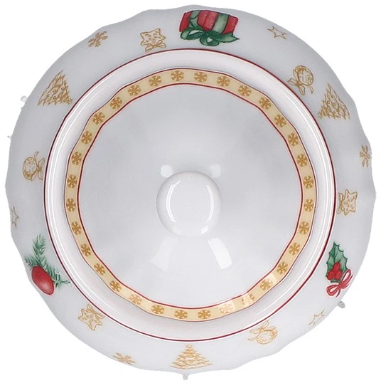 LA PORCELLANA BIANCA CHRISTMAS EDITION Cukrinė su šaukštu 330 ml