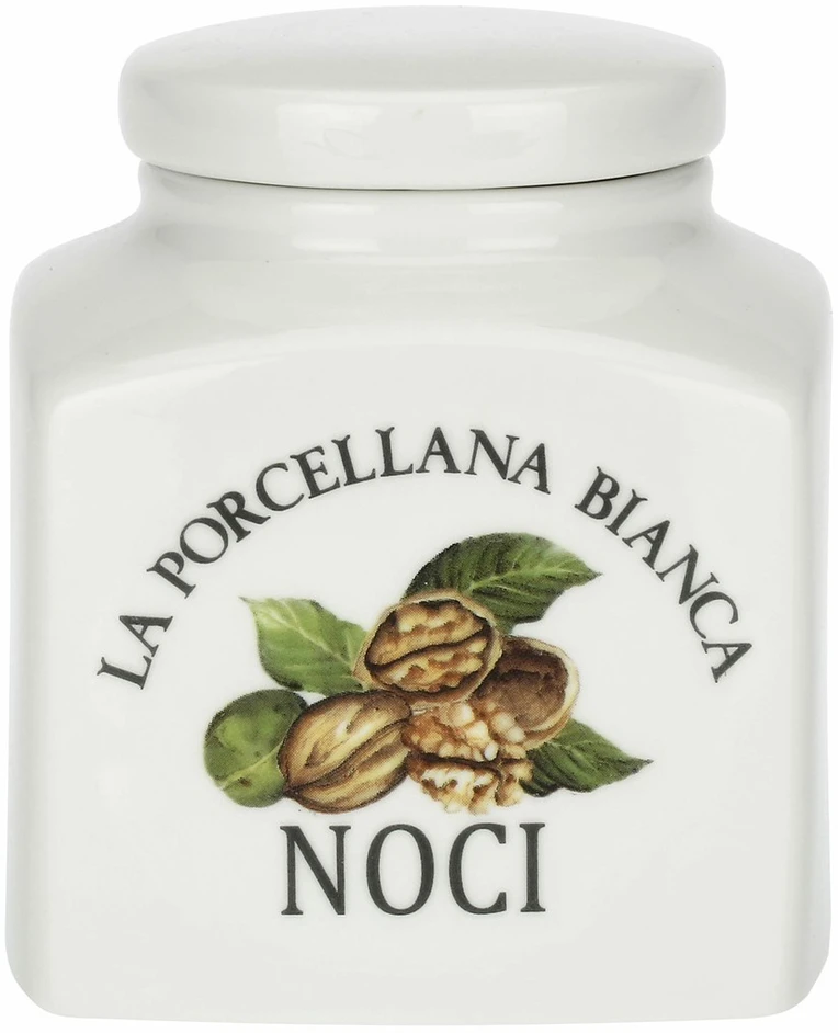 LA PORCELLANA BIANCA CONSERVA Graikinių riešutų talpyklė 500 ml