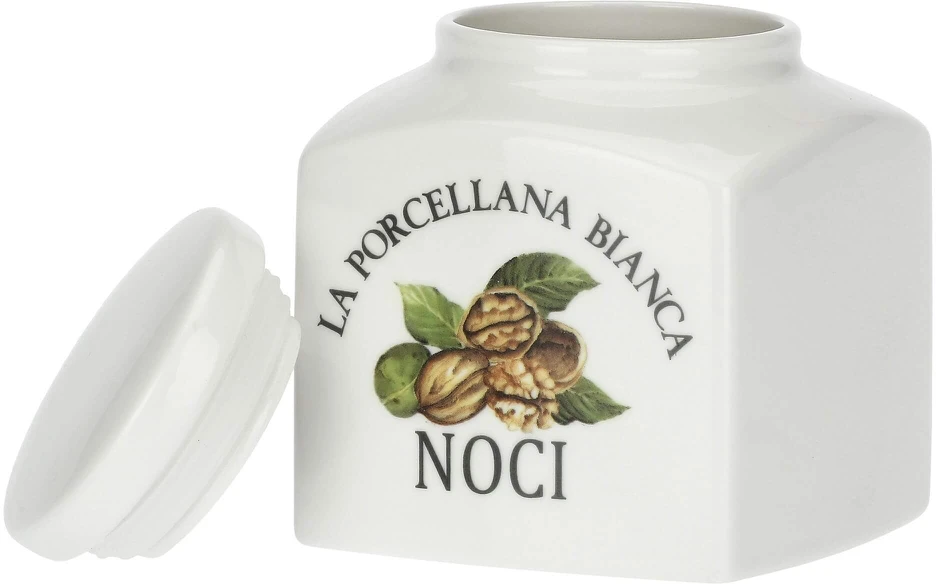 LA PORCELLANA BIANCA CONSERVA Graikinių riešutų talpyklė 500 ml