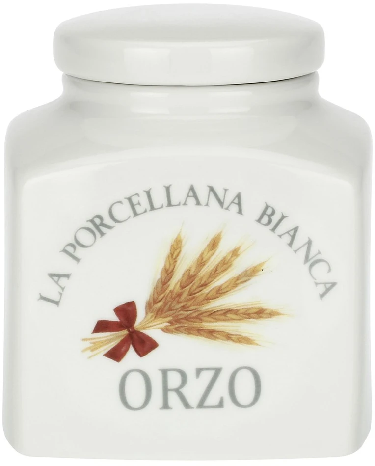 LA PORCELLANA BIANCA CONSERVA Miežinių miltų talpyklė 500 ml