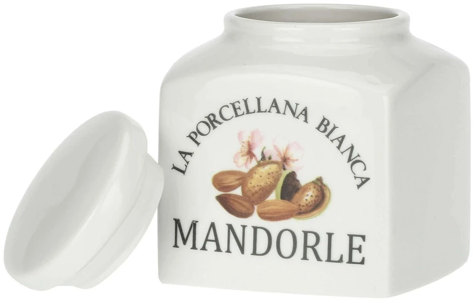LA PORCELLANA BIANCA CONSERVA Migdolų indelis 500 ml