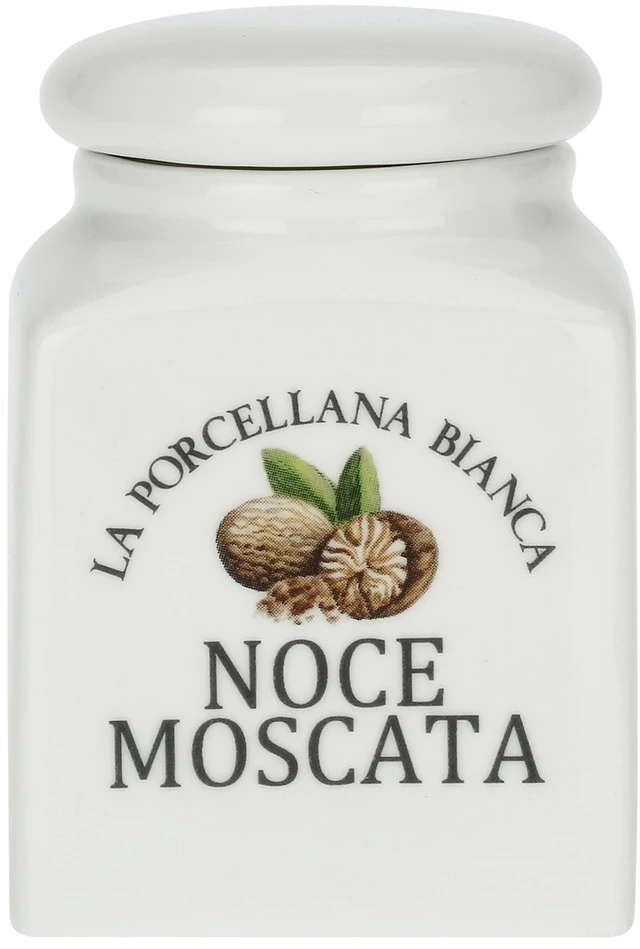LA PORCELLANA BIANCA CONSERVA Muskato riešuto talpyklė 175 ml