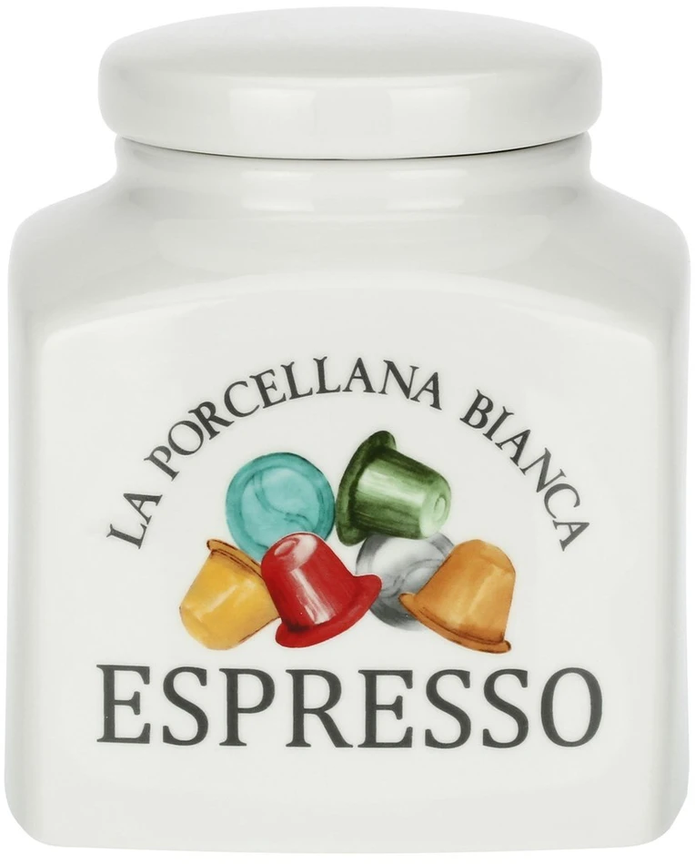 LA PORCELLANA BIANCA CONSERVA Pojemnik kapsulinis do espresso 1.8 ltr