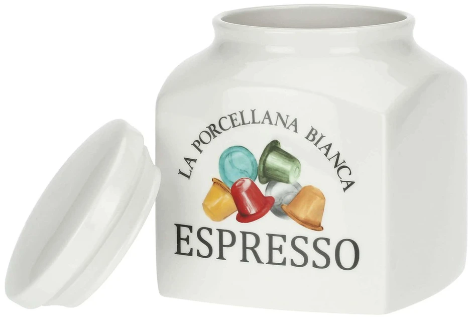 LA PORCELLANA BIANCA CONSERVA Pojemnik kapsulinis do espresso 1.8 ltr
