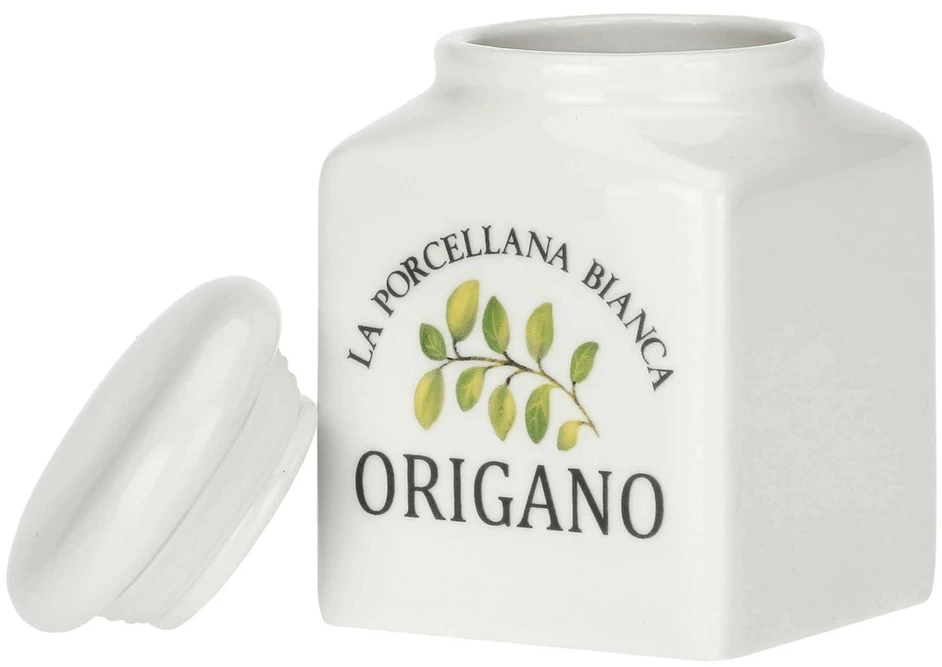 LA PORCELLANA BIANCA CONSERVA Pojemnik na oregano 175 ml