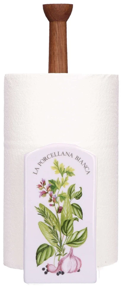 LA PORCELLANA BIANCA CONSERVA Popierinių rankšluosčių laikiklis 32 cm