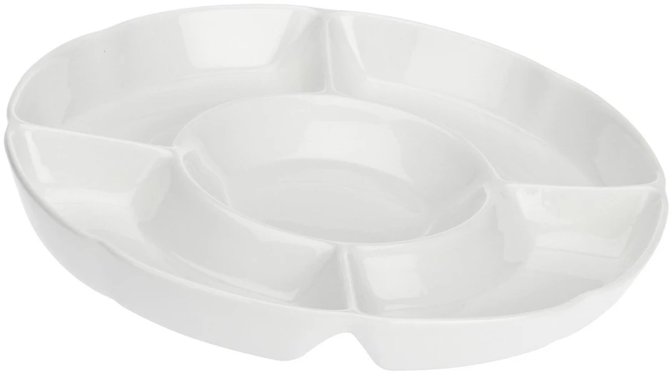 LA PORCELLANA BIANCA CONVIVIO Apvalus užkandžių padėklas 31,5 cm