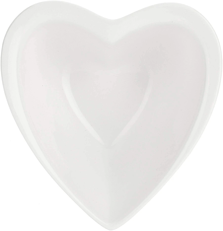 LA PORCELLANA BIANCA CUPIDO Širdies dubuo 12 cm