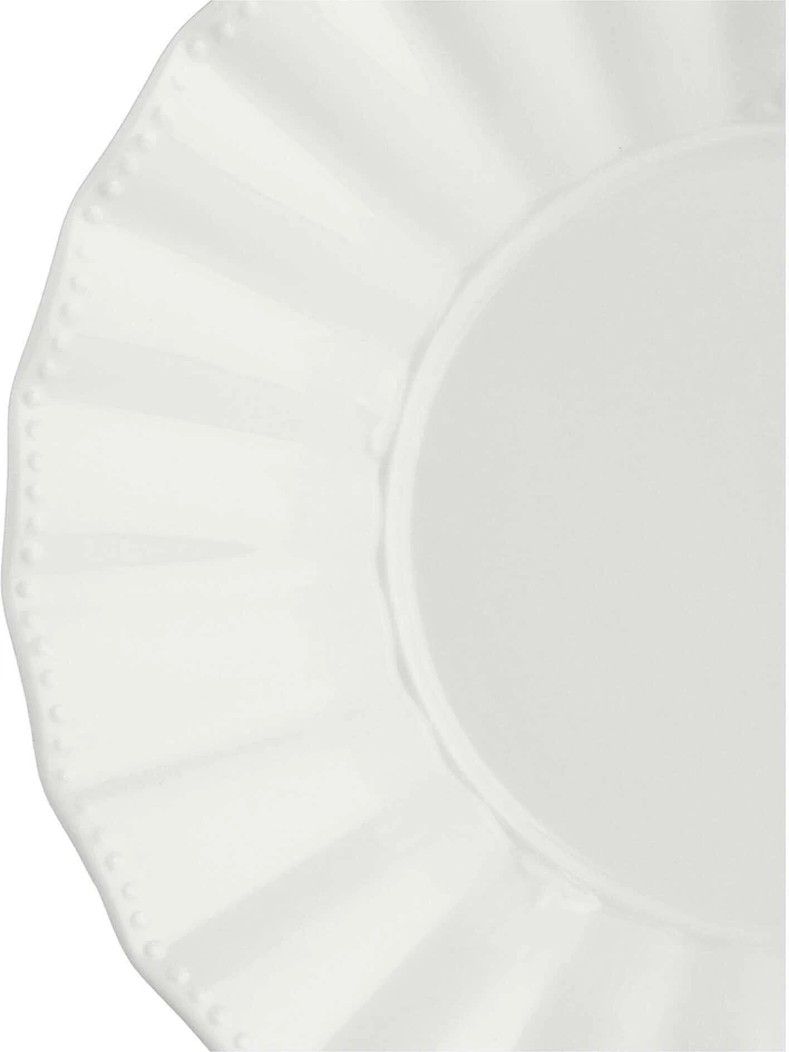La Porcellana Bianca 6 vnt. gilių lėkščių rinkinys „Ducale“ – baltos, 22 cm