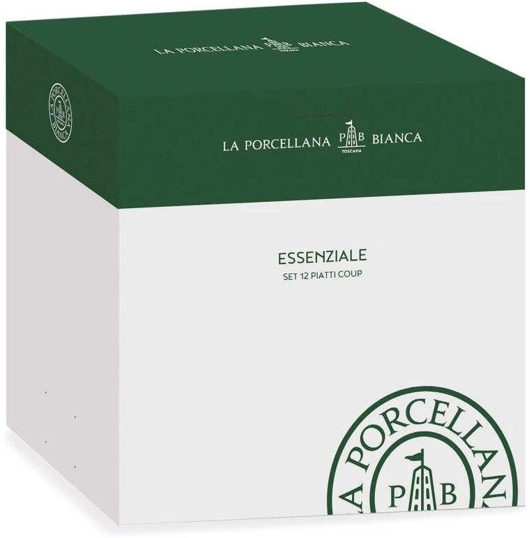 La Porcellana Bianca LPB Essenziale 12-piece plate set