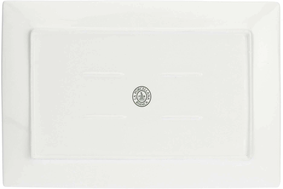 La Porcellana Bianca Baltas PORCELIANAS BALTASIS GURMANĖS BUITINIS Rinkinys 2 tac do serwowania 35 x 23 cm