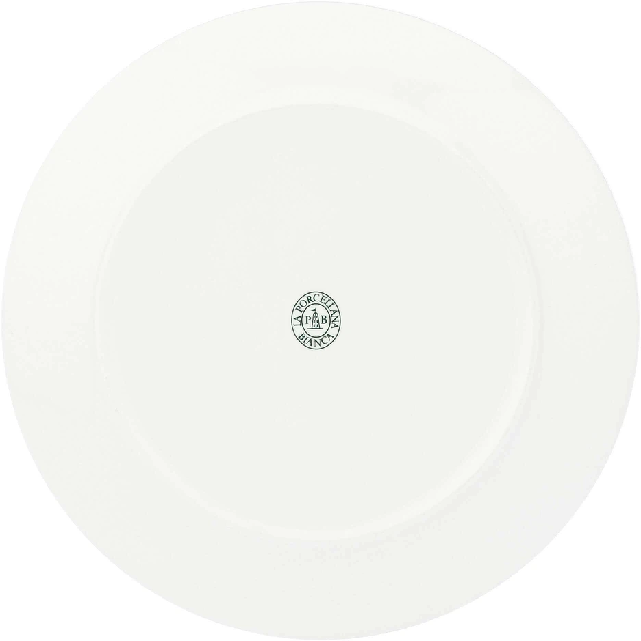 La Porcellana Bianca 6 Essenziale vakarienės lėkščių rinkinys - baltas, 27 cm