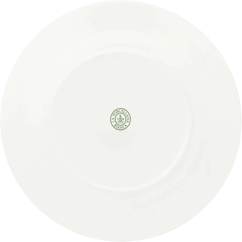 LA PORCELLANA BIANCA ESSENZIALE Rinkinys 6 pietų lėkštės viršus 27 cm