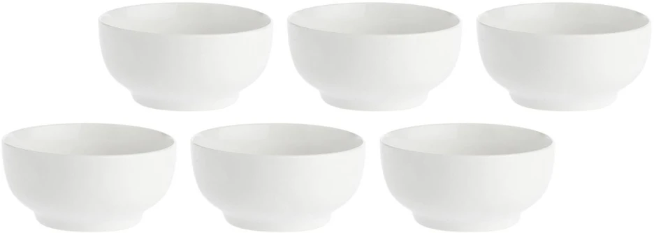 LA PORCELLANA BIANCA ESSENZIALE Rinkinys 6 misek vaisių 13 cm