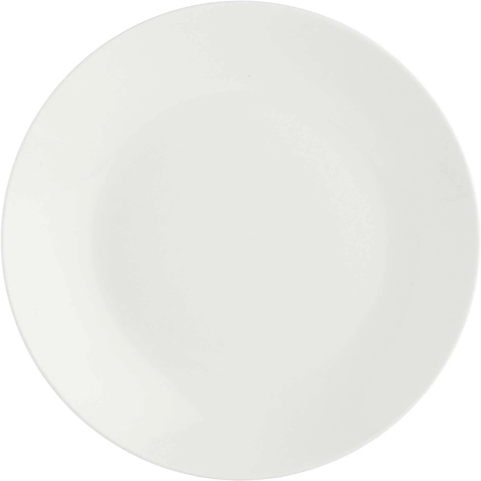 La Porcellana Bianca Rinkinys iš 6 essenziale salotų lėkščių - baltos, 20 cm