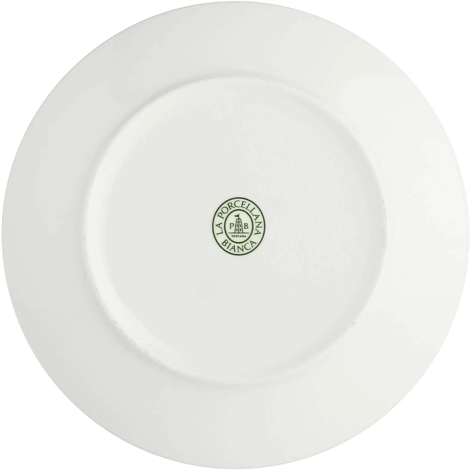 La Porcellana Bianca Rinkinys iš 6 essenziale salotų lėkščių - baltos, 20 cm