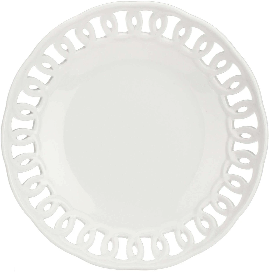 LA PORCELLANA BIANCA FIRENZE Drožinėtas apvalus dubuo 16 cm