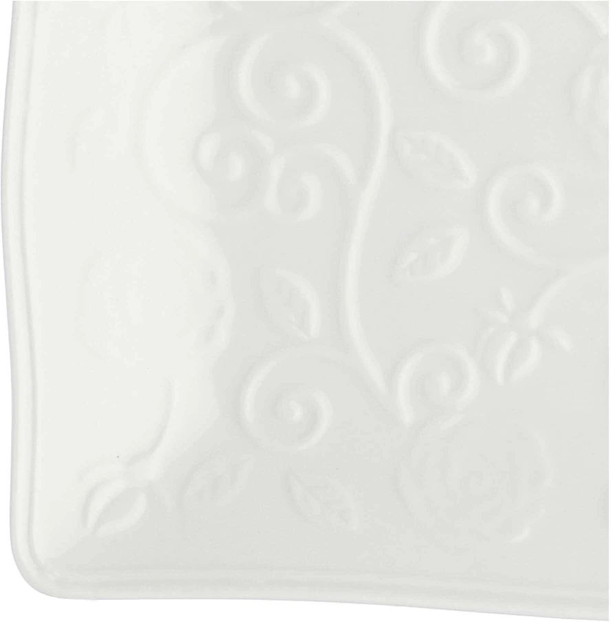 LA PORCELLANA BIANCA FLORENTINA Serviravimo padėklas 20 x 12 cm