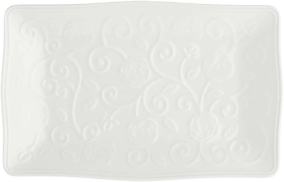 LA PORCELLANA BIANCA FLORENTINA Serviravimo padėklas 20 x 12 cm