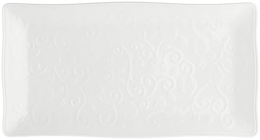 LA PORCELLANA BIANCA FLORENTINA Serviravimo padėklas 30 x 16 cm