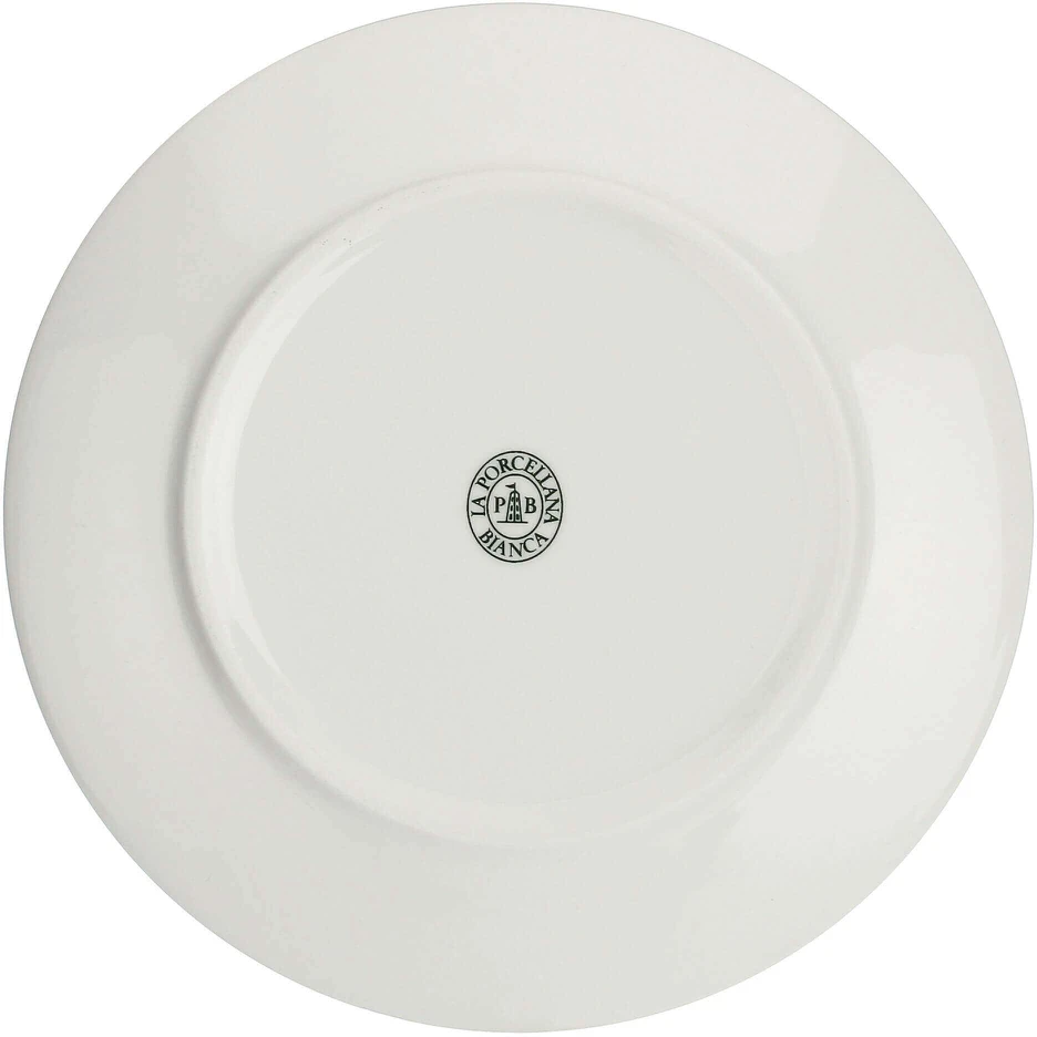 La Porcellana Bianca 6 goloserie torto lėkščių rinkinys - baltas, 17,5 cm