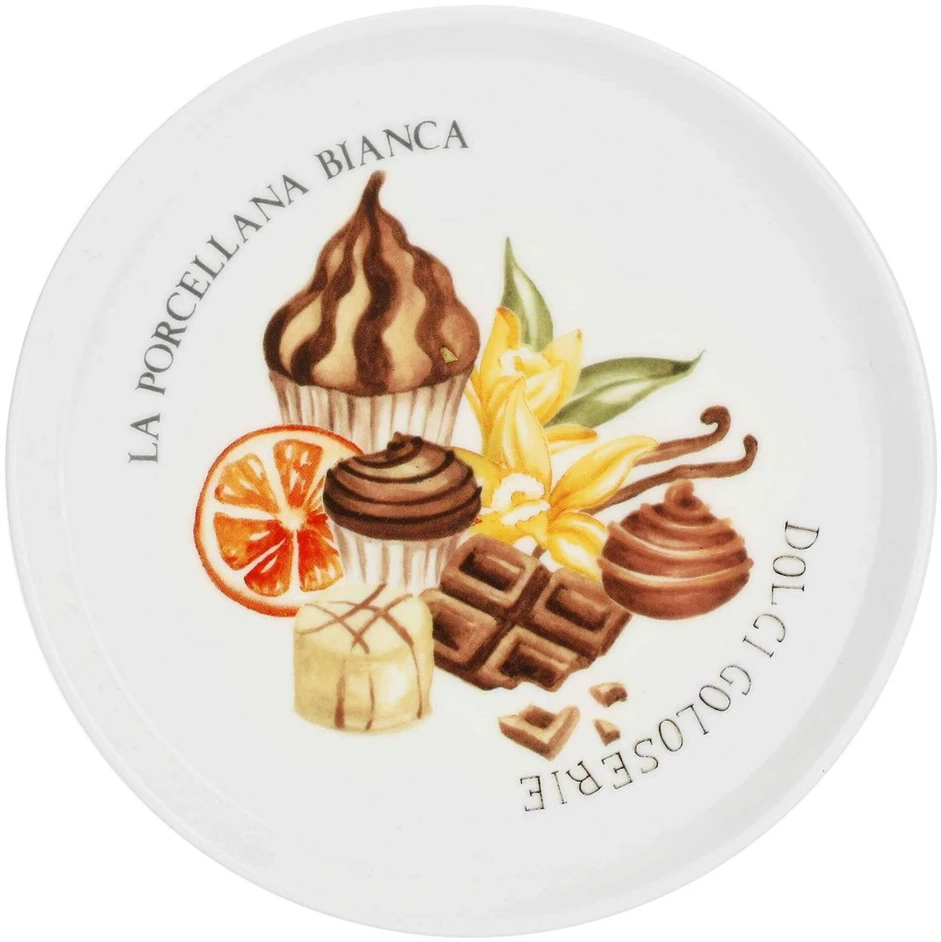 LA PORCELLANA BIANCA GOLOSERIE Apvalus torto stovas, 16 cm