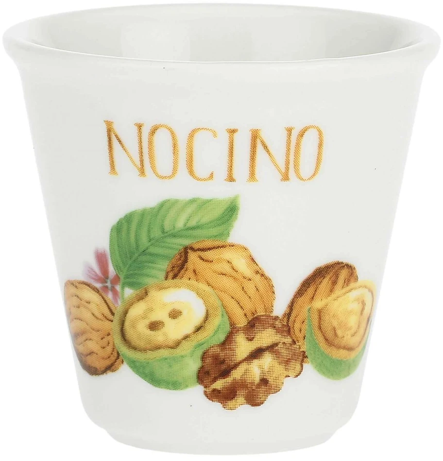 LA PORCELLANA BIANCA LIQUORELLI 6 stiklinių rinkinys nocino likeriui 75 ml