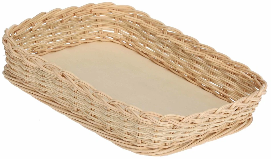 La Porcellana Bianca Pintas krepšelis midollino lazanijai - rudas, 30 cm
