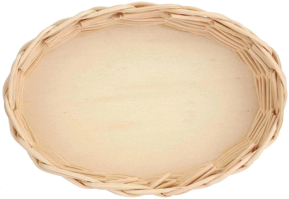 LA PORCELLANA BIANCA MIDOLLINO Pintas krepšelis ovaliai kepimo formai 18 cm