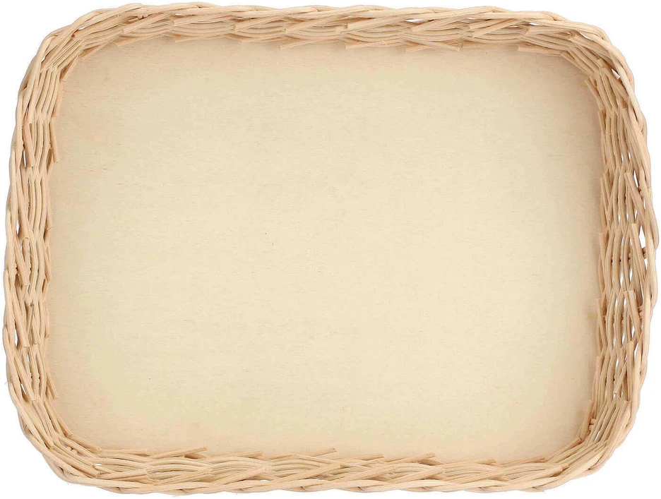 La Porcellana Bianca Pintas krepšelis midollino lazanijai - rudas, 30 cm