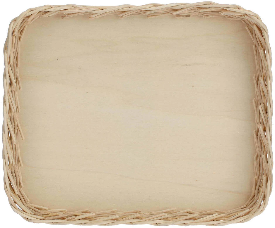 La Porcellana Bianca Pintas krepšelis midollino kepimo indui - rudas, 30 cm