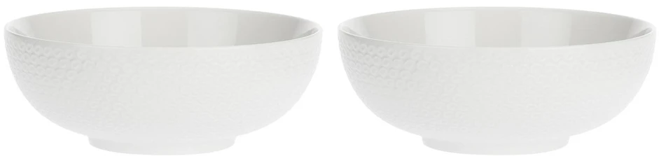 La Porcellana Bianca BALTOS PORCELININĖS AKMENYS Rinkinys 2 vnt. sałatek 22 cm